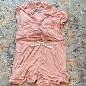 Pink Women’s Kickee Pants Pajama Set